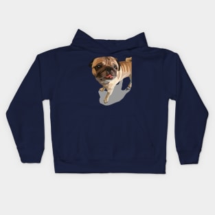 Ollie the Pug Kids Hoodie